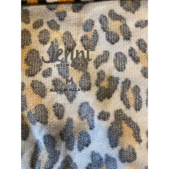 Jenni Intimates, women's animal/leopard print short sleeve night shirt sz medium - Picture 6 of 9